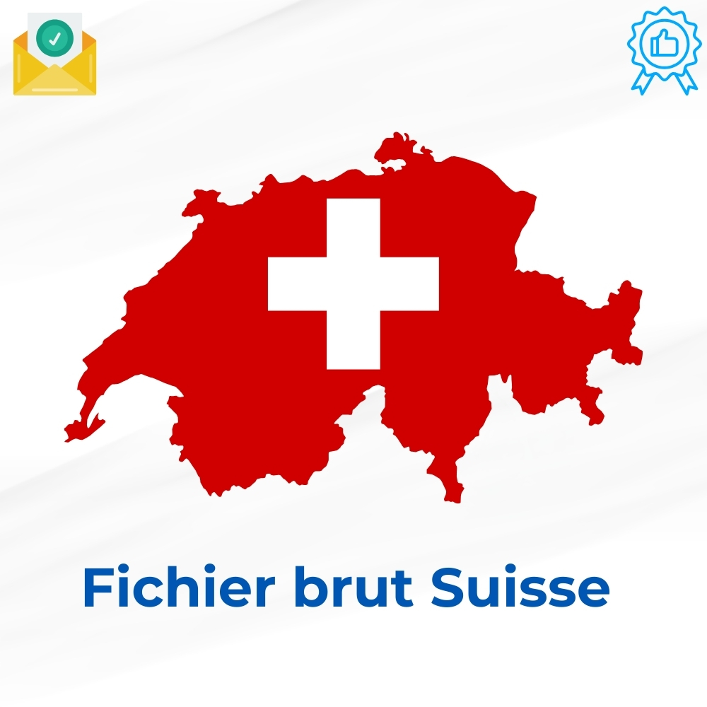 Fichier brut 400 000 contacts en Suisse francophone