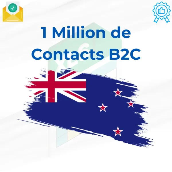 Base de Données New Zealand Brute – 1 Million de Contacts B2C